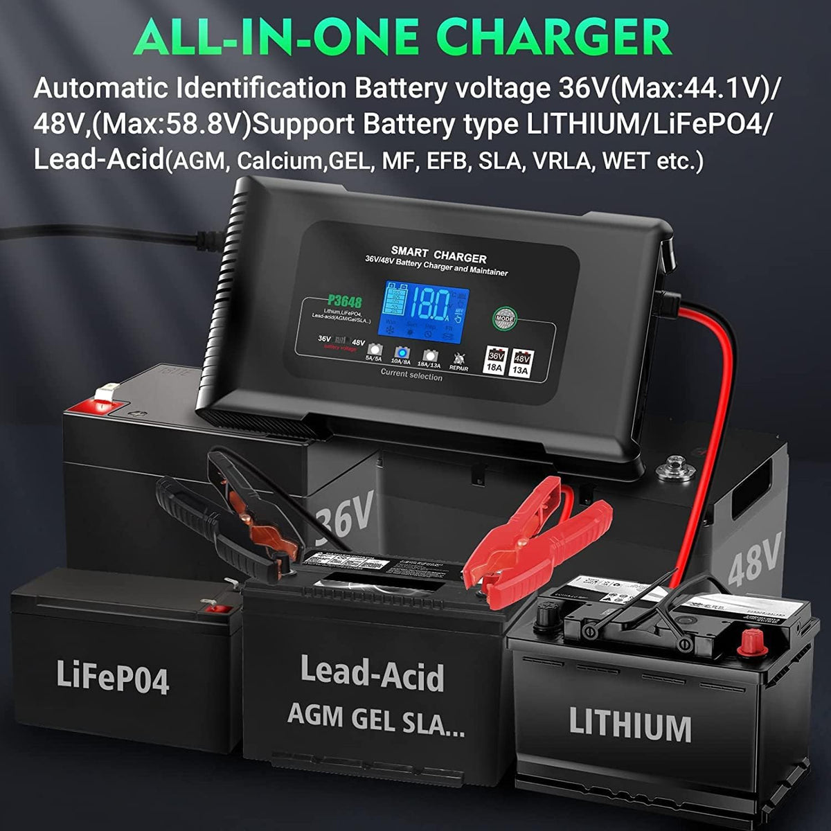 Haisito RXV plug and power cable connection demonstration for quick golf cart setup
