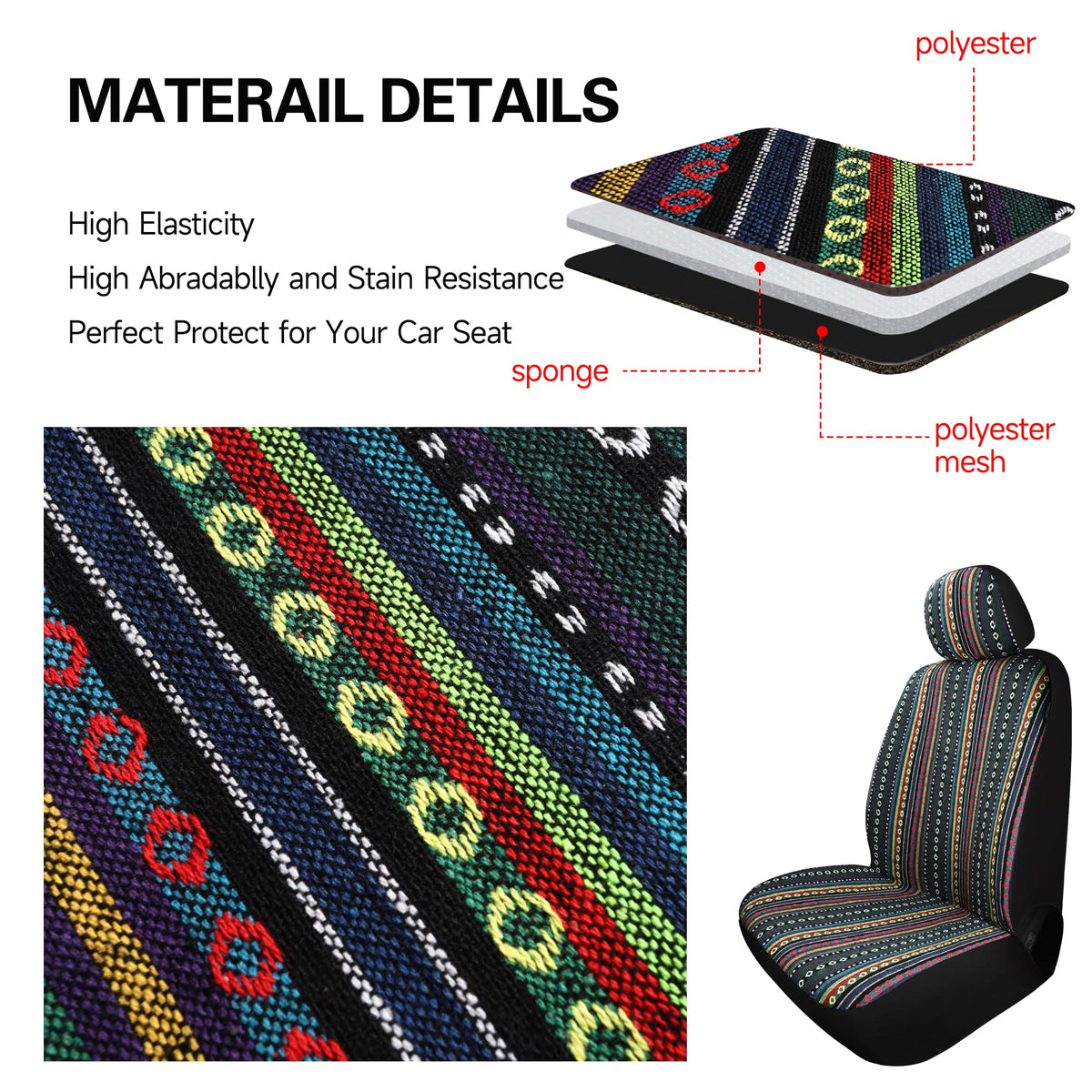 HAIYAOTIMES airbag seam detail showing airbag compatibility benefit