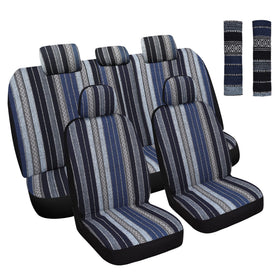 HAIYAOTIMES front seat full view showing protection and vibrant blue style