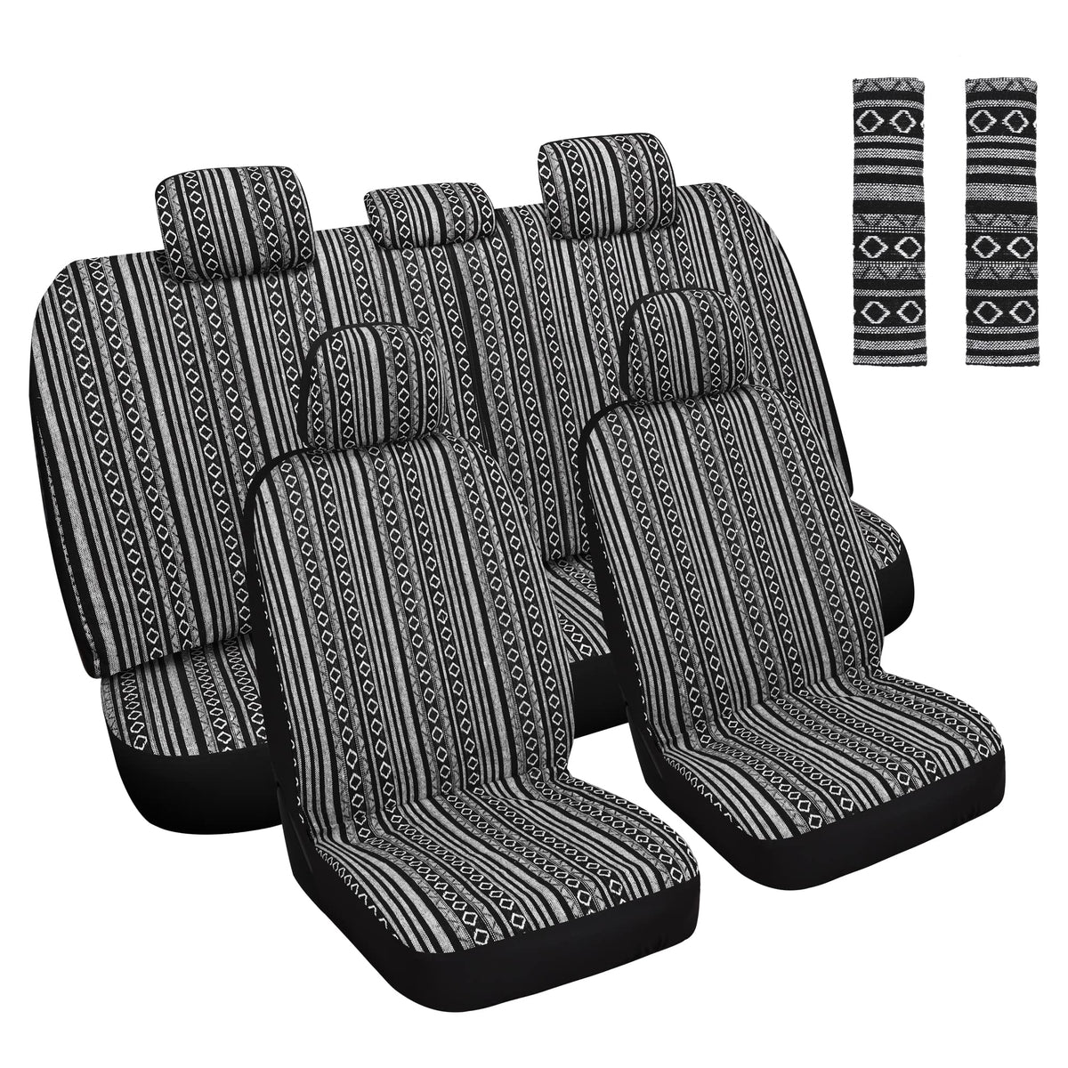 HAIYAOTIMES front seats full view showing protective colorful baja design and style