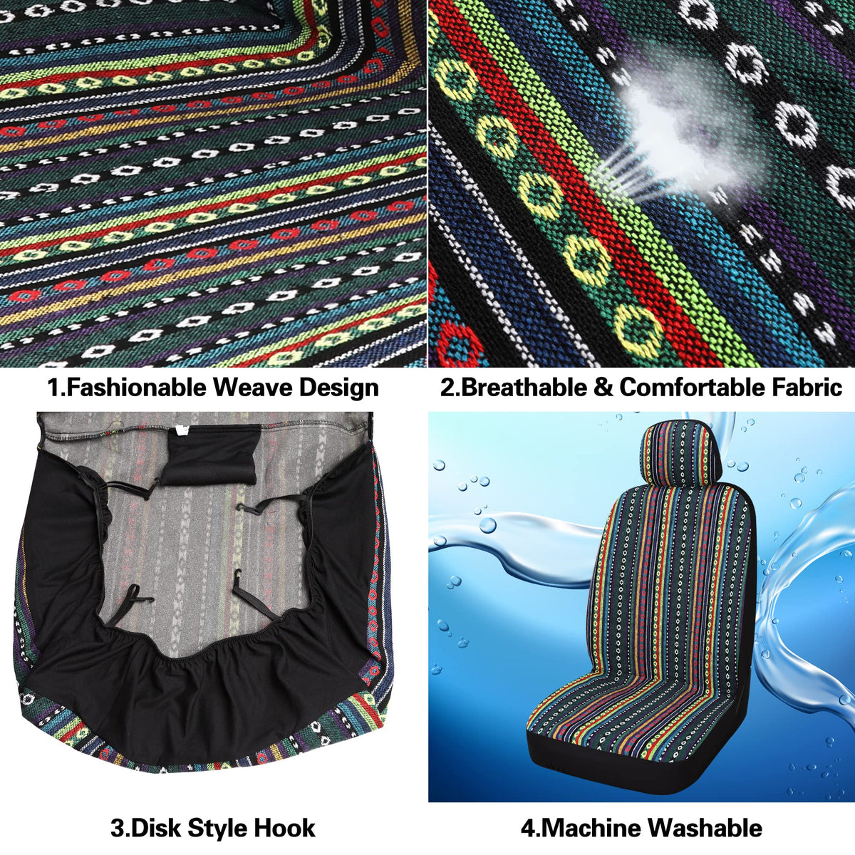 HAIYAOTIMES size and scale comparison showing fit on a standard sedan seat