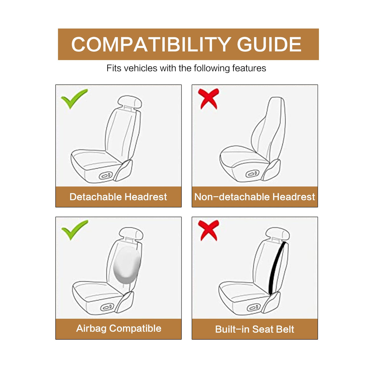 HAIYAOTIMES cover laid on standard seat showing universal fit benefit