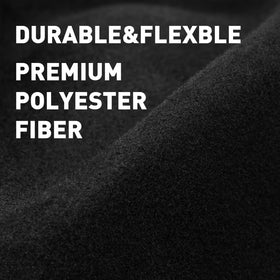 Halero close-up of felt texture highlighting dense polyester and tear resistance