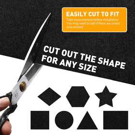 Halero edge detail showing clean cut and flexible fold for precise fit