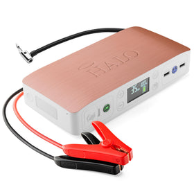 HALO Bolt Air front view showing ports and compact design for easy storage