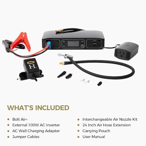 HALO Bolt Air+ held in hand to show scale and portability for travel and storage ease