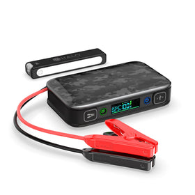 HALO Bolt PaL front view showing compact jump starter and rugged casing for reliable portability