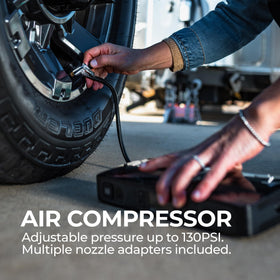 HALO Bolt Ultimate 2 in use jump-starting a car battery, fast roadside assistance