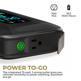HALO large digital display and controls providing clear battery diagnostics