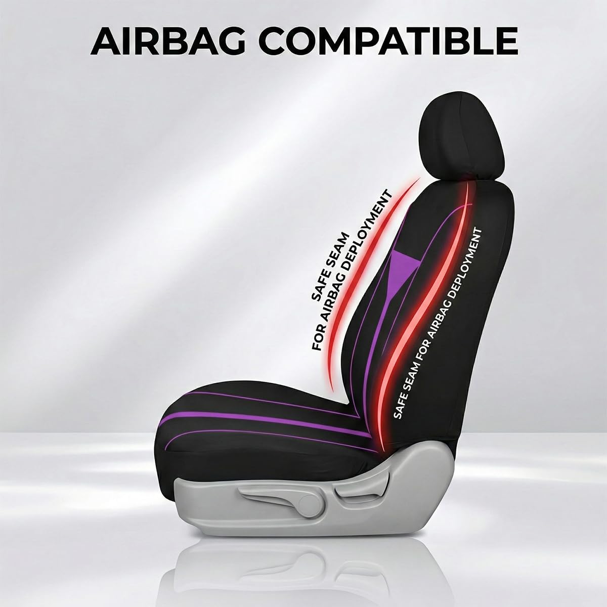 HAMOJUF seat cover in use with family offering spill protection