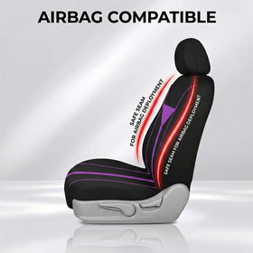 HAMOJUF seat cover in use with family offering spill protection
