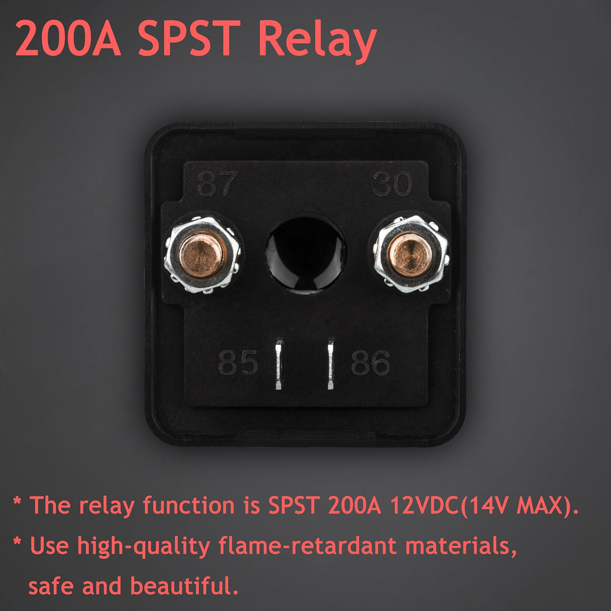 Hamolar relay terminal close-up with silver-plated contacts for low-resistance benefit