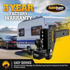 HANDNAM towing an RV in a lifestyle scene conveying heavy-load capability