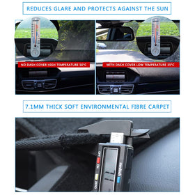 HanLanKa view of A/C vent and sensor cutouts preserving functionality