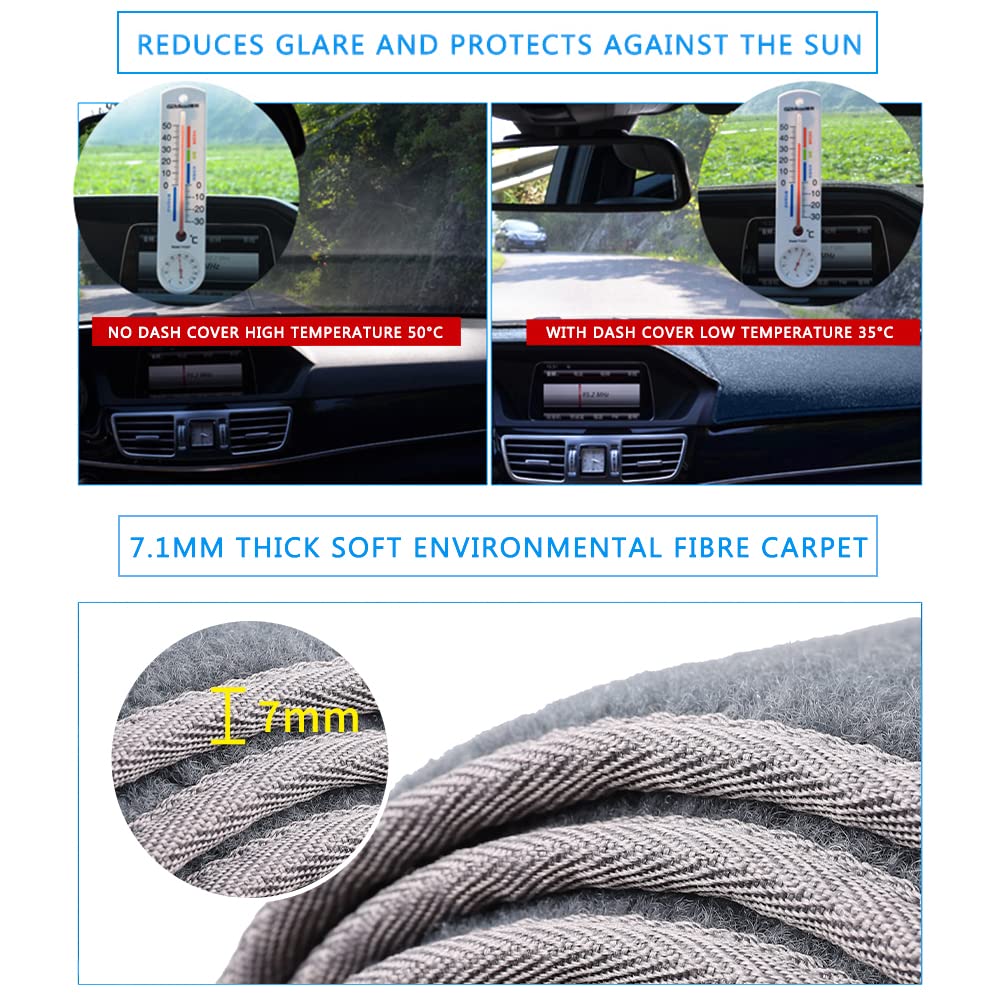 HanLanKa cover installed in Toyota 4Runner showing reduced windshield glare benefit