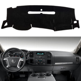 HanLanKa front view of dash cover showing clean fit and protection