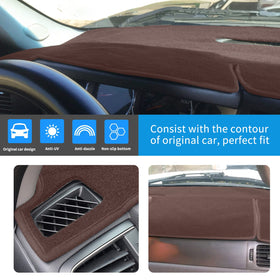 HanLanKa cover installed in Chevy Tahoe reducing glare and restoring look