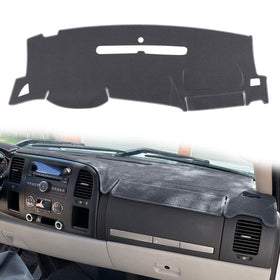 HanLanKa front view of dashboard cover showing exact fit and clean finish benefiting protection