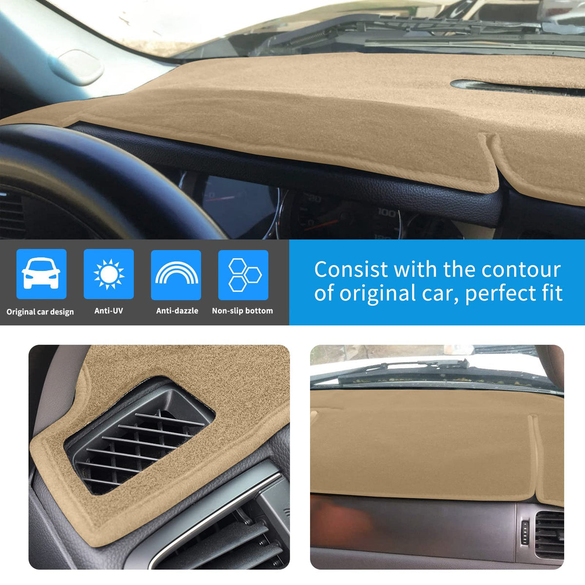 HanLanKa installed in a Chevy Tahoe demonstrating precise fitment
