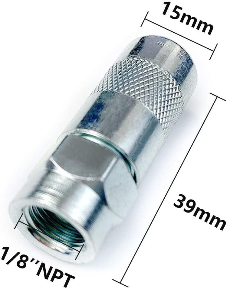 HANTUO nozzles beside a coin illustrating compact size for easy storage
