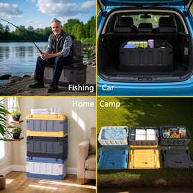 HAOFALUC placed in car trunk helping keep belongings tidy