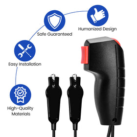 Haoguo ergonomic handle closeup for comfortable grip during extended use benefit