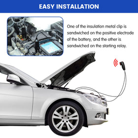 Haoguo in use under hood while starting engine for safe diagnostic access benefit