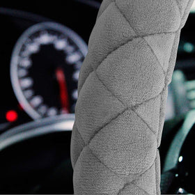 HAOKAY installed on car steering wheel demonstrating easy fit and improved grip
