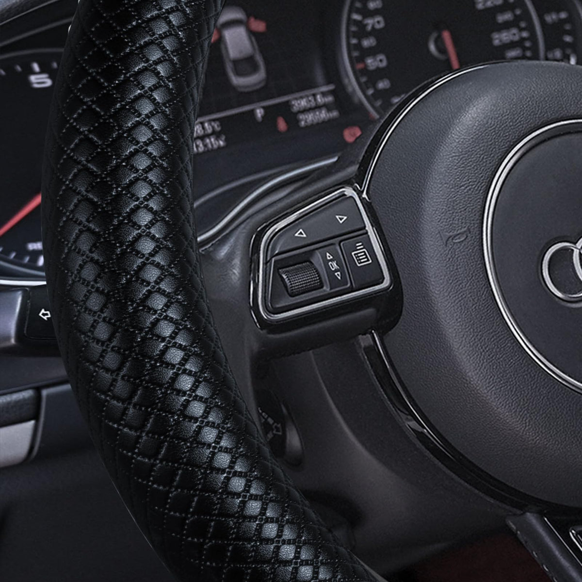 HAOKAY installed in car interior demonstrating improved grip and style