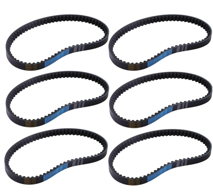 Haokixin front packaging showing six replacement belts and clear labeling for quick identification and savings