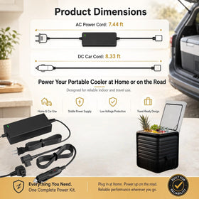 haoranli home wall outlet setup powering a fridge for easy indoor use
