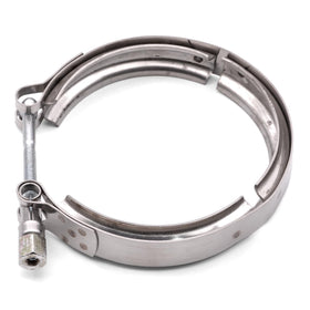 HAOTOM clamp mounted on exhaust demonstrating secure seal benefit