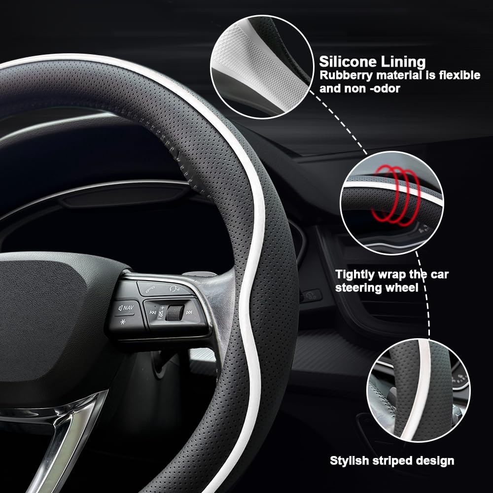HAOTULE being fitted onto a steering wheel for quick installation