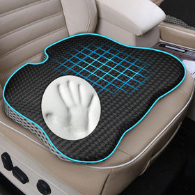 Hapiclody cushion installed in car boosting driver visibility and confidence