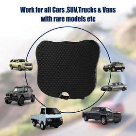 Hapiclody non-slip rubber bottom and straps keep cushion secure