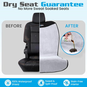 HAPPEGEAR close-up of slip-resistant backing ensuring stable seat placement