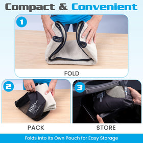 HAPPEGEAR Happeseat buckle and straps detail showing secure fastening benefit