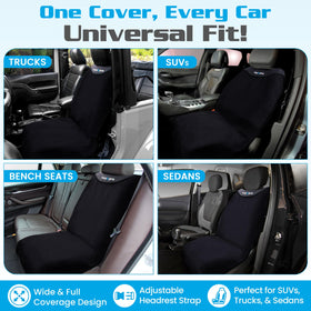 HAPPEGEAR Happeseat installed on SUV front seat demonstrating secure fit