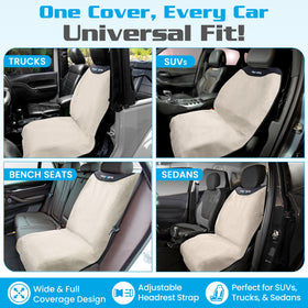 HAPPEGEAR Happeseat under a child seat showing added protection and ease