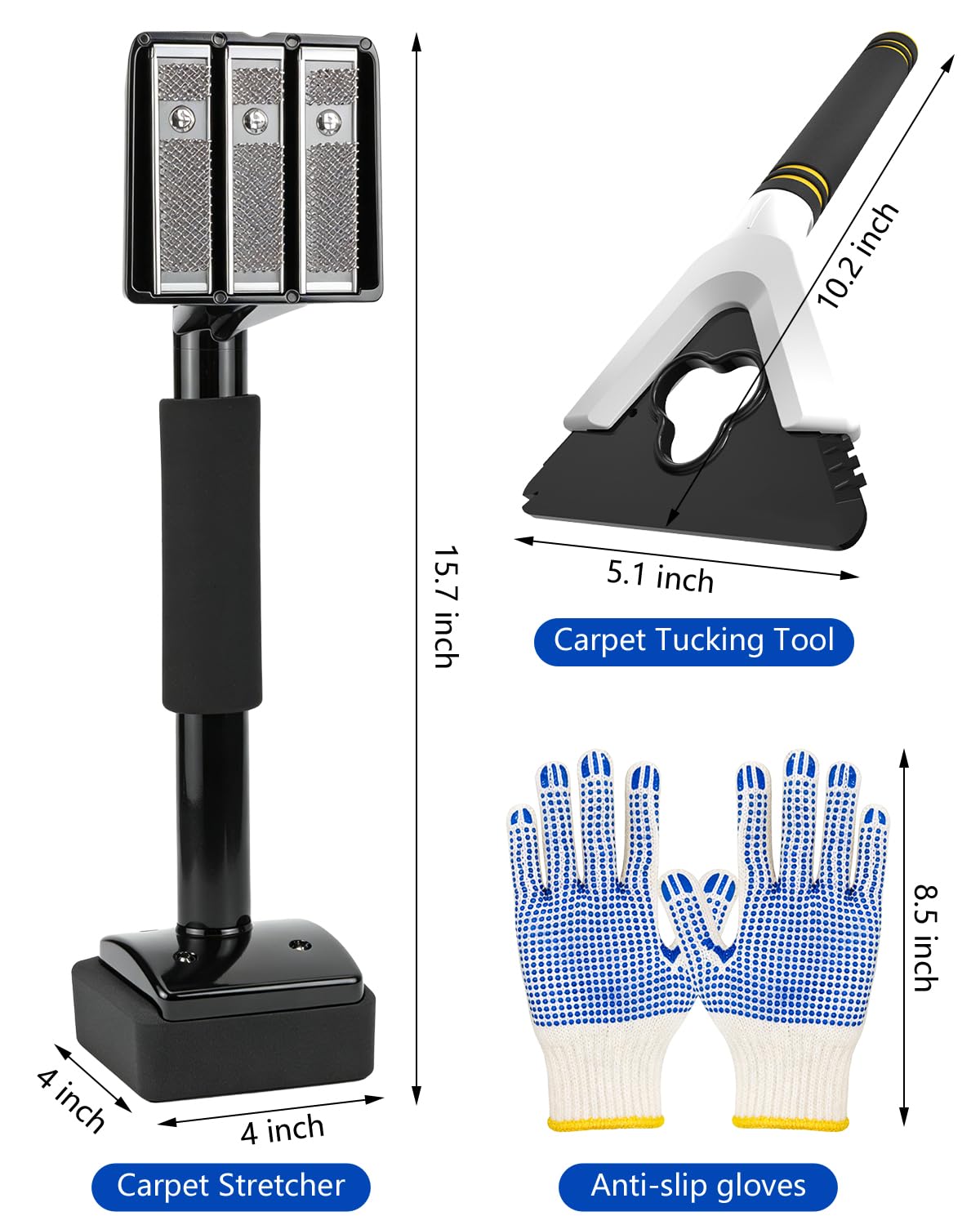 HAPPYER knee kicker close-up highlighting padded end and durable toe plate for efficient stretching