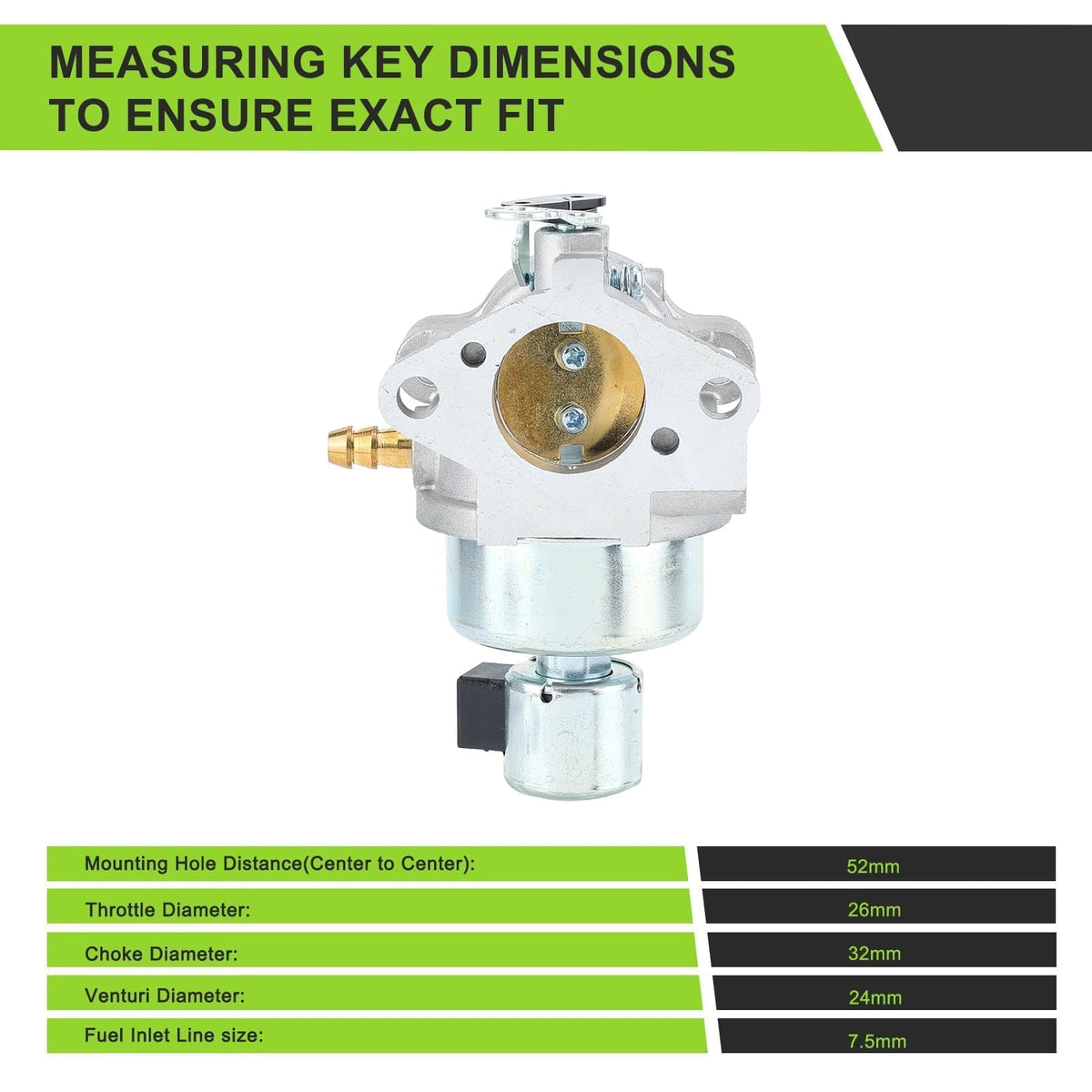 Harbot throttle and choke bores close view showing precise sizing benefit