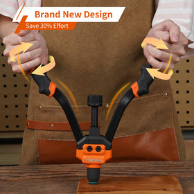 HARDELL handle and U-shaped arm detail showing ergonomic grip and durable construction