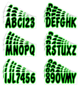Hardline Products close-up of decal texture highlighting durable UV-gloss finish