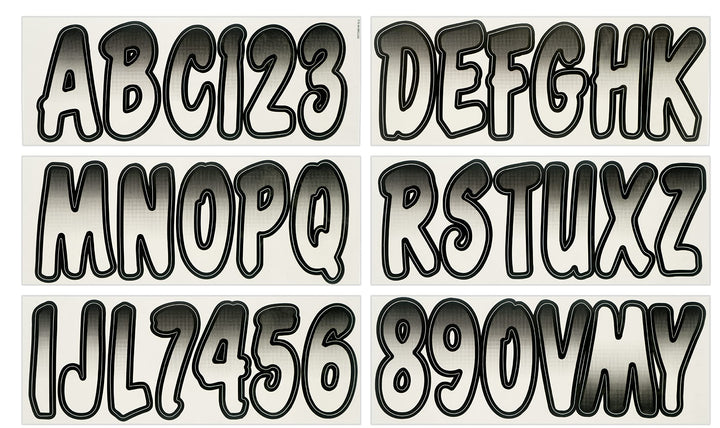 Hardline Products front packaging showing full decal kit and contents for easy installation benefit