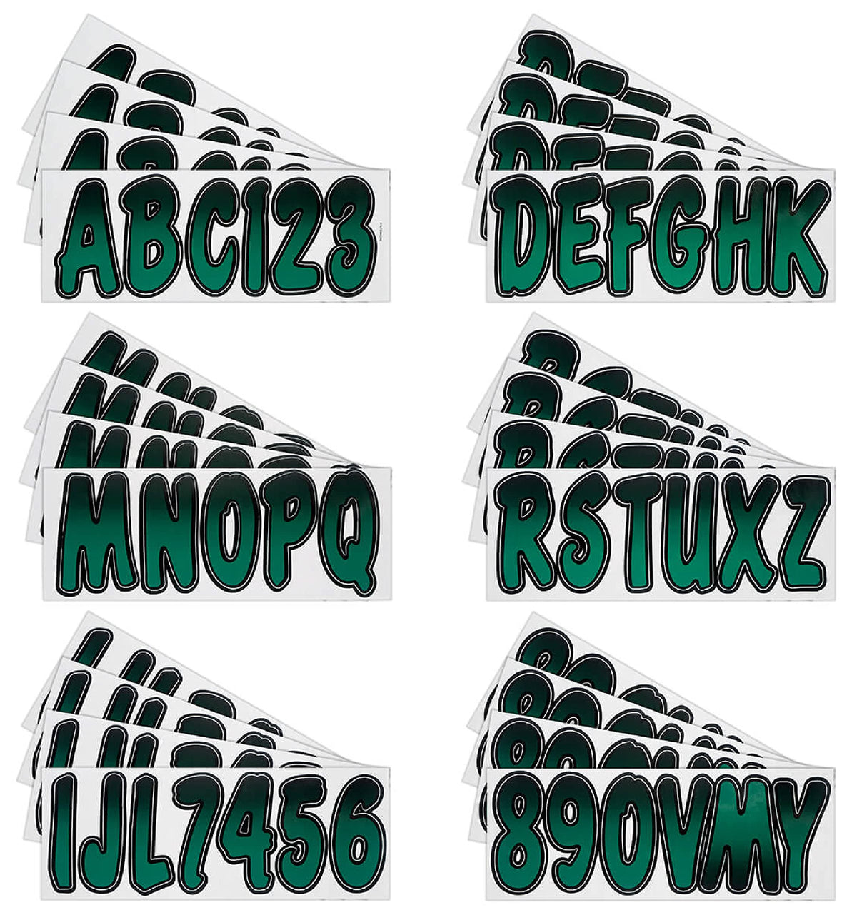 Hardline Products forest green to black gradient close-up showing smooth finish