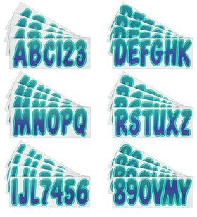 Hardline Products close-up of purple-to-teal gradient showing durable gloss finish