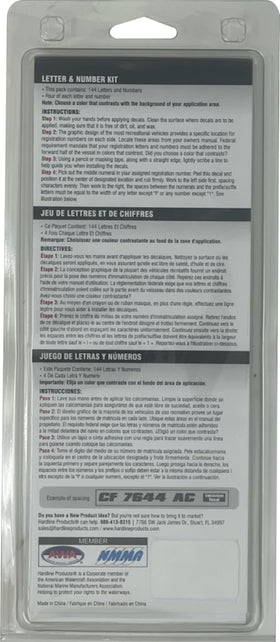 Hardline Products installation image with hand smoothing decal to ensure strong adhesion