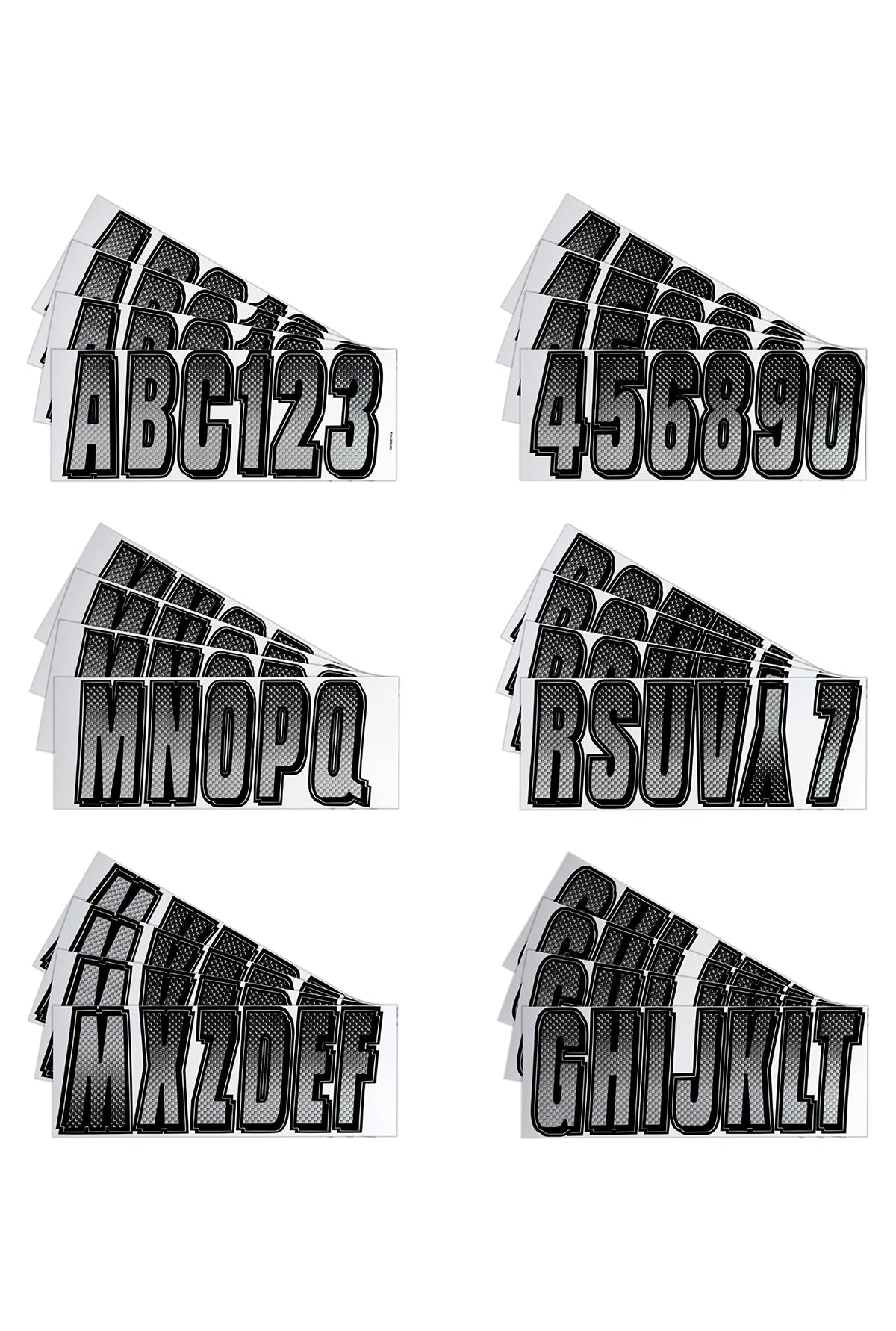 Hardline Products close-up of silver/black carbon-fiber texture showing UV gloss and durability