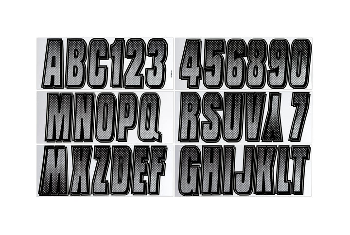 Hardline Products sheet layout showing full decal set and clear organization for easy selection