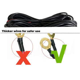 Harmar harness routed in vehicle showing clean installation and protected wiring